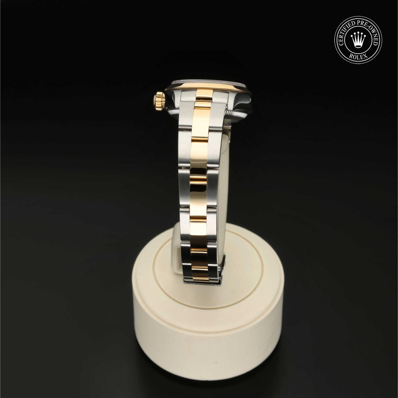 Rolex Certified Pre Owned Oyster Perpetual Lady Datejust 26 in Edelstahl Oystersteel und Gold M79163 0031 Juwelier Vogl