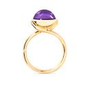 Tamara Comolli BOUTON Ring large  Amethyst (Ref: R-BOU-l-Am-yg) - Bild 2