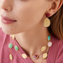 Marco Bicego Lunaria Color Ohrringe (Ref: OB1345 TUL01 Y) - Bild 2