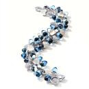 Tamara Comolli MIKADO Flamenco Armband Ocean mit Diamond Pavé  (Ref: B-MFL-Oce-p-wg) - Bild 2