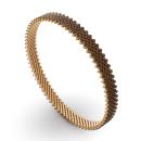 Serafino Consoli Brevetto Multi-Size Armband (Ref: BB 7F2 RG BRD) - Bild 2