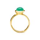 Tamara Comolli BOUTON Ring small Chrysoprase (Ref: R-BOU-s-Chry-yg) - Bild 2