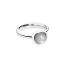 Tamara Comolli BOUTON Ring small Grauer Mondstein (Ref: R-BOU-s-MoGr-wg) - Bild 0