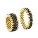 Serafino Consoli Brevetto Multi-Size Ring (Ref: RMS 5F2 YG WD BD) - Bild 3