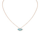 Messika Lucky Eye Türkis Halskette (Ref: 12952-PG) - Bild 0