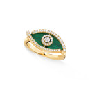 Messika Lucky Eye Malachit Ring (Ref: 12954-YG) - Bild 0
