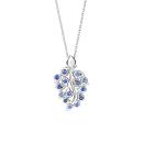 Tamara Comolli SNOWFLAKES  Leaf Anhänger Classic  (Ref: P-SF-L-ClSky-wg) - Bild 0