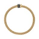 FOPE Solo Flex'it Armband mit drei Rondellen und schwarzem Pavébesatz (Ref: 62506BX_PN_G_11G_0XS) - Bild 2