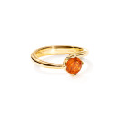 Tamara Comolli TULIP Ring XS mit Mandarin Granat (Ref: R-TUL-xs-Man-yg) - Bild 0