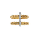 FOPE Prima doppelter Mesh-Ring mit Diamantpavé (Ref: 74008AX_BB_G_XBX_0XS) - Bild 2