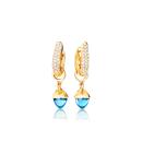 Tamara Comolli SIGNATURE Ohrringe Hoop medium (Ref: E-Ho-m-p-yg) - Bild 2
