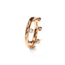 Tamara Comolli GYPSY Crown Brilliant Cut Ring 'Classic' (Ref: R-Gyp-C-Br-Cl-rg) - Bild 0