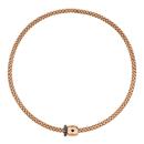 FOPE Solo Flex'it Halskette mit dekorativem Verschluss und schwarzem Diamantpavé (Ref: 62606CX_PN_R_X1X_034) - Bild 0