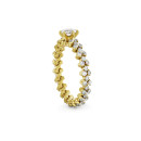 Serafino Consoli Brevetto Solitaire Multi-Size Ring (Ref: RMS SL WD 100 3F2 YG WD) - Bild 2