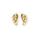 Tamara Comolli SNOWFLAKES Leaf Classic Earrings (Ref: E-SF-L-Cl-yg) - Bild 0