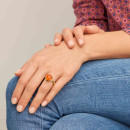 Tamara Comolli BOUTON Ring Large mit Karneol (Ref: R-BOU-l-Carn-yg) - Bild 3