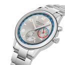 NOMOS Glashütte Club Sport Neomatik Weltzeit silber (Ref: 791) - Bild 3