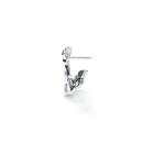 Tamara Comolli SNOWFLAKES Hoop Classic alternating Earrings (Ref: E-SF-Ho-Cl-alt-wg) - Bild 3