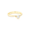 Tamara Comolli BOUTON Solitaire Ring mit Diamant (Ref: R-BOU-Sol-Cl-yg) - Bild 0
