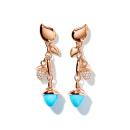 Tamara Comolli MIKADO Ohrringe Dangling 2 Acorns 'Turquoise' (Ref: E-M-d-2-Tur-p-rg) - Bild 0