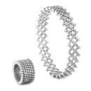Serafino Consoli Serafino Multi-Size Ring und Armreif (Ref: S.RB 7H2 WG WD) - Bild 0