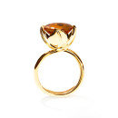 Tamara Comolli TULIP Ring Large mit Citrin (Ref: R-TUL-l-Cit-yg) - Bild 2