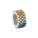 Serafino Consoli Brevetto Multi-Size Ring (Ref: RMS 5F4 WG RAINBOW) - Bild 0