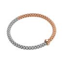 FOPE Solo Flex'it Armband mit zweifarbigem Geflecht (Ref: 01M06B2_BB_1_XRX_0XS) - Bild 0