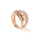 Tamara Comolli CURRICULUM VITAE Ring 3 mit Diamant Pavé - medium (Ref: R-CV3-s-Pr-p-rg) - Bild 4