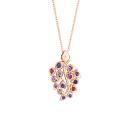 Tamara Comolli SNOWFLAKES Anhänger Leaf Classic 'Wildberry' (Ref: P-SF-L-ClWB-rg) - Bild 0