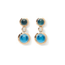 Tamara Comolli BOUTON Ohrhänger 2 Cabochons 'Sky' (Ref: E-BOU-2-Sky-Cl-rg) - Bild 0
