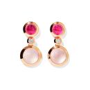 Tamara Comolli BOUTON Ohrringe 2 Cabochons 'Blush' (Ref: E-BOU-2-Blu-Cl-rg) - Bild 0