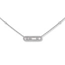 Messika Move Classique Baby Pavé Halskette (Ref: 04322-WG) - Bild 0