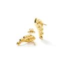 Tamara Comolli SNOWFLAKES Leaf Classic Earrings (Ref: E-SF-L-Cl-yg) - Bild 2