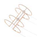 Messika Glam'Azone Skinny 4 Rangs Pavée Armband (Ref: 05694-PG) - Bild 0