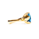 Tamara Comolli TULIP Ring Large mit Swiss Topas (Ref: R-TUL-l-ToSw-yg) - Bild 3