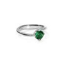 Tamara Comolli TULIP Ring XS mit grünem Turmalin (Ref: R-TUL-xs-TuGr-wg) - Bild 0