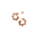 Tamara Comolli GYPSY Ohrringe Creole Sun 'Blush' (Ref: E-Gyp-HoSun-Blu-rg) - Bild 3