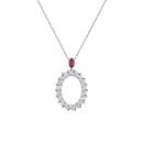 Chopard L'Heure du Diamant Marquise Anhänger mit Halskette (Ref: 79A061-1301) - Bild 0