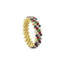 Serafino Consoli Brevetto Multi-Size Ring (Ref: RMS 5F2 YG WD BS R T MC) - Bild 2