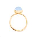 Tamara Comolli BOUTON Ring small Chalcedon (Ref: R-BOU-s-ChBl-yg) - Bild 2