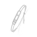Messika Move Classique Pavé Armband (Ref: 03995-WG) - Bild 0
