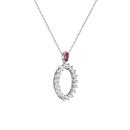 Chopard L'Heure du Diamant Marquise Anhänger mit Halskette (Ref: 79A061-1301) - Bild 2