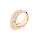 Tamara Comolli SIGNATURE Ring Drop mit Diamant Pavé (Ref: R-Dr-p-rg) - Bild 0