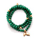 Tamara Comolli INDIA Armband mit Malachite Medium (Ref: B-IND-Mal-3-m-rg) - Bild 0