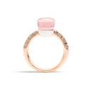 Pomellato Nudo Rosenquarz kleiner Ring (Ref: PAB7040O6000BRCQR) - Bild 4