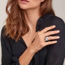 Tamara Comolli BOUTON Ring small Brauner Mondstein (Ref: R-BOU-s-MoBr-wg) - Bild 5