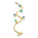 Tamara Comolli MIKADO Armband Flamenco Charm 'Lagoon'  (Ref: B-MFL-Ch-Lag-yg) - Bild 2