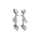 Tamara Comolli MIKADO Ohrringe  Dangling 2 Acorns 'Cashmere' mit Diamant Pavé  (Ref: E-M-d-2-Cas-p-wg) - Bild 0