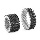 Serafino Consoli Brevetto Multi-Size Ring (Ref: RMS 7F2 WG BD) - Bild 3
